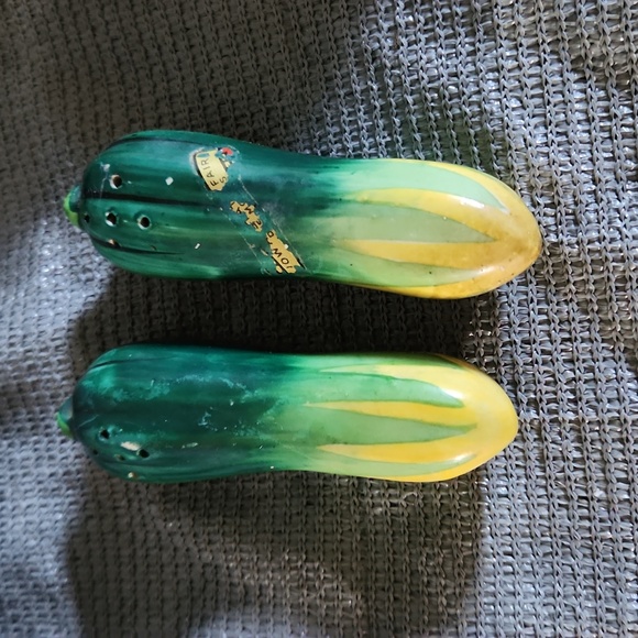Japan Kitchen Vintage Iowa State Fair Pickle Salt Pepper Shakers